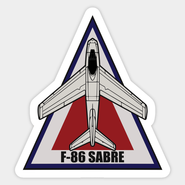 F-86 Sabre Sticker by Firemission45